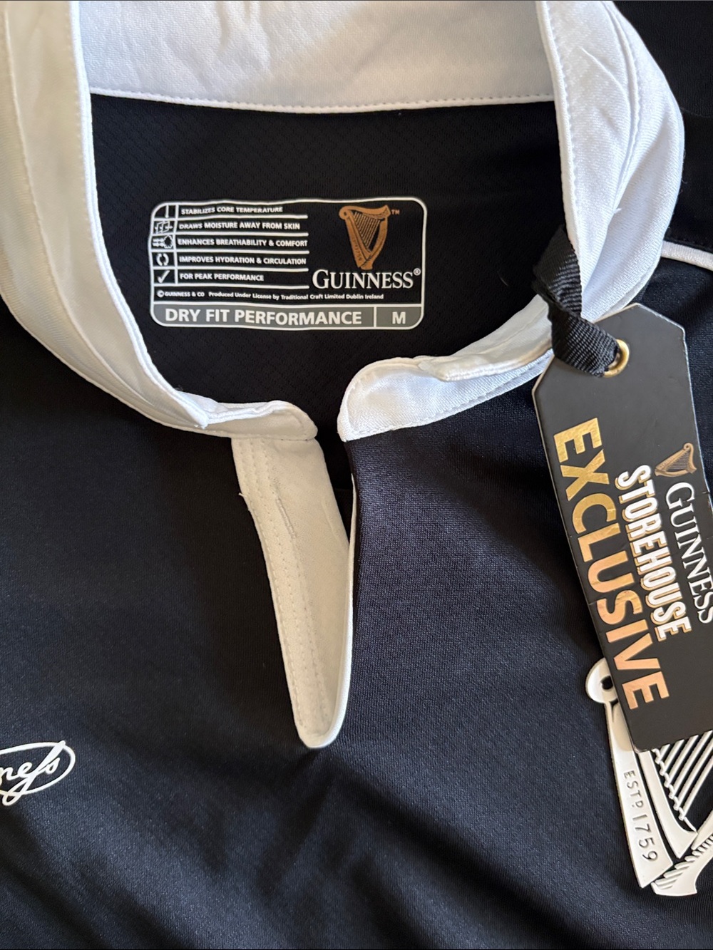 Guinness Performance Rugby Shirt - Picture 2 of 5